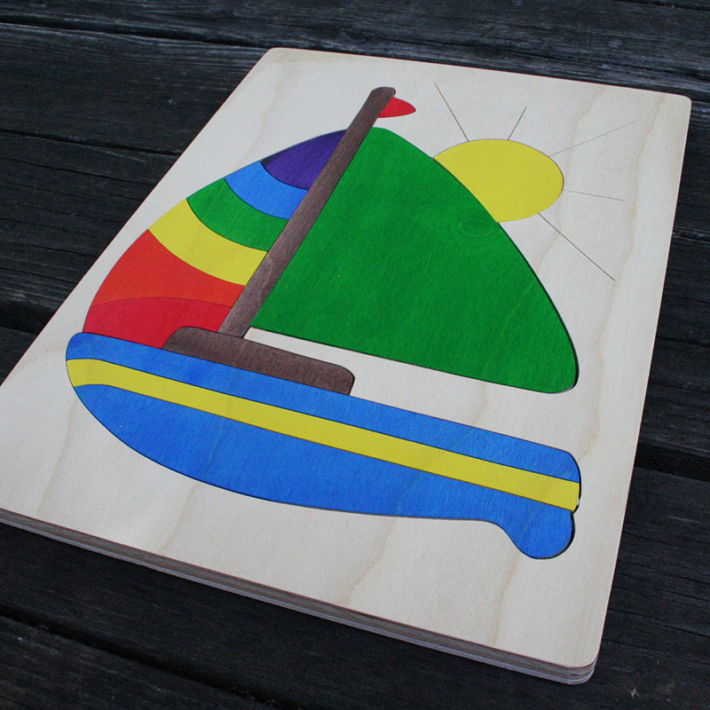 Sailboat Wooden Puzzle The Puzzle Man