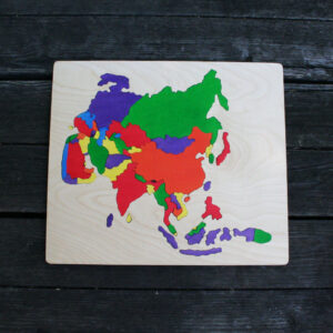 Asia wooden puzzle