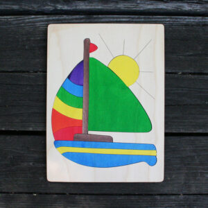 Sailboat Wooden Puzzle